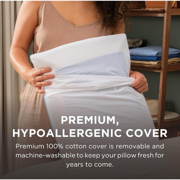 Tempur-Pedic Breeze Dual Cooling Pillow Queen – NEW (Open Box) – Factory Sealed - Picture 7 of 14